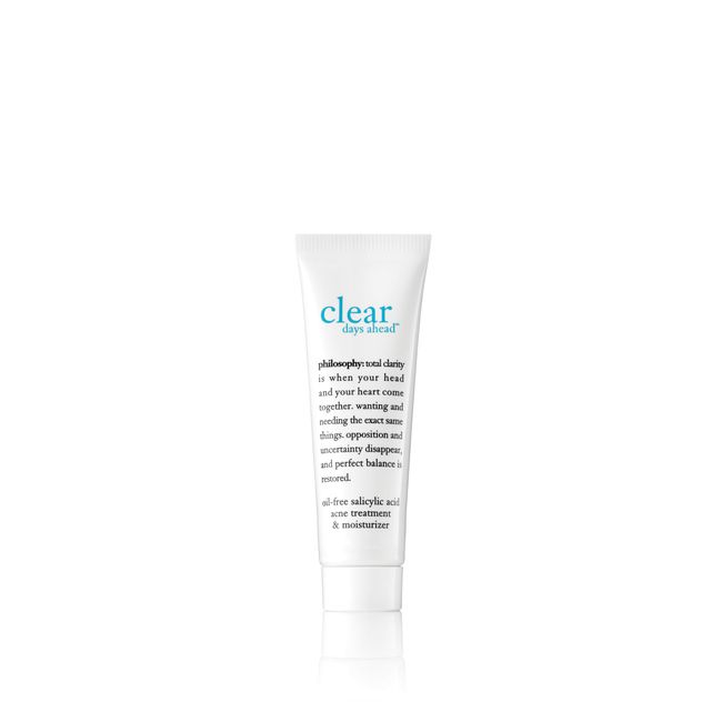 philosophy clear days ahead acne treatment and moisturizer