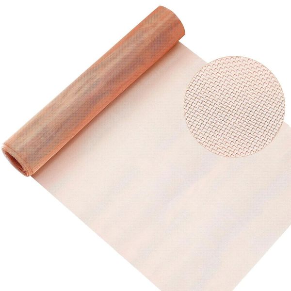 Pure Copper Mesh Screen Roll #40Mesh-Size:15.7"x47.2" 99.9%-Copper Wire Mesh