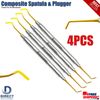 Dental Composite Filling Instruments Spatula & Plugger Titanium Gold Tips