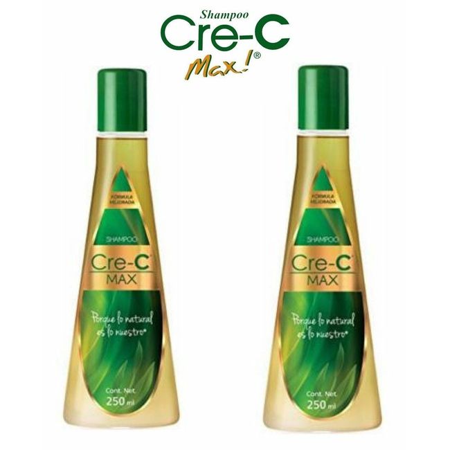 Shampoo Cre-C Max 2 Botlles x 250 ml each Hair Loss Treatment