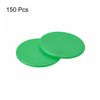 sourcing map PVC Game Chips 3/4 Inch for Counting Playing Marker, Craft Projects, Solid Green Pack of 150
