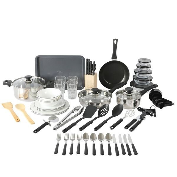 Stainless Steel Cookware Set Nonstick Kitchen Utensils Bakeware 71 Piece