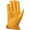 Large Grain Cowhide Work Gloves With Adjustable Wrist And Reinforced Palm Patch