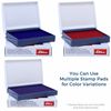 Distributed Rubber Stamp Size 1/2" Tall x 1-5/8" Wide