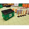  Miniature 2-yard Dumpster at 1/24, 1/25 Scale for Dioramas