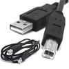 USB 2.0 Printer Cable Cord 15ft  USB A to B Black