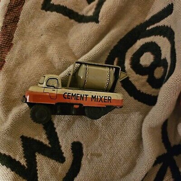 Cement Mixer Toy Japan 60s