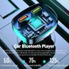 Bluetooth 5.0 Car Wireless FM Transmitter Adapter 2USB PD Charger MP3 Hands-Free
