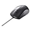 Buffalo BUFFALO Wired Laser 3 Button Mouse Black BSMLU108BK