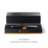 CROSS ATX - Basalt Ballpoint Pen with Chrome Plated Attributes + Box, Black