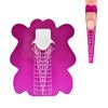 100pcs Pro Square Nail Form French Acrylic UV Gel Tips Extension Sticker Builder Form Guide Stencil Manicure Tools HJ-NTF051