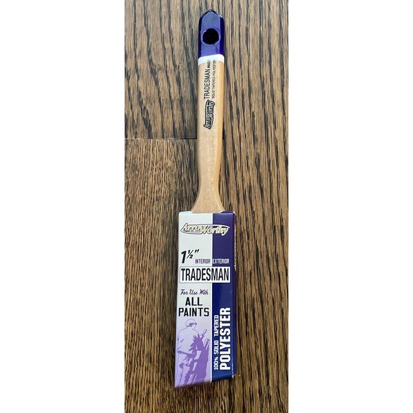 Tradesman 1-1/2” Angled Brush For Latex Paint