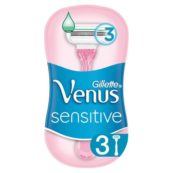 Venus Smooth Sensitive Disposable Razors - Pack of 3