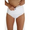 Comfizz Womens Ostomy/Hernia/Post Surgery Support Briefs - High Waist - Level 2 Medium Support (M/L, White)