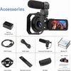 Video Camera 4k Camcorder 48MP Ultra HD Video Camera Wifi Vlogging 
