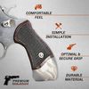 Replacement Grips for All Charter Arms Classic Fire Black Pearl