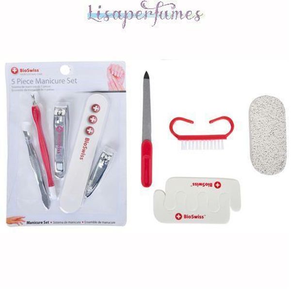 BioSwiss 5 Piece Manicure Set NIB