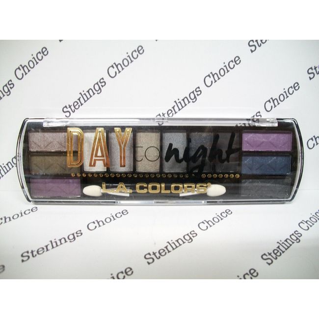 LA Colors Day to Night 12 Color Eyeshadow Palette #426 Nightfall