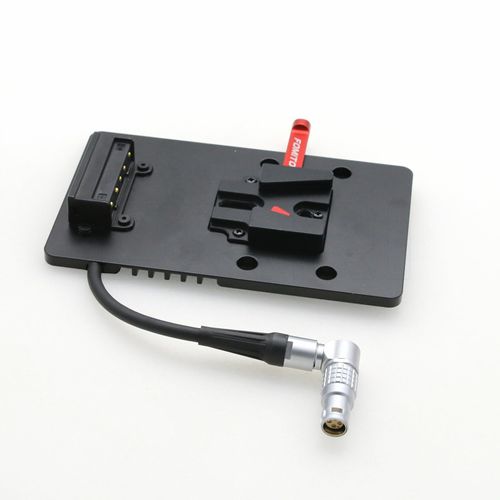 DRRI Adjustable 6-pin DC-in Female V-Mount Battery Power Supply Board for DJI Ronin 4D-6K/4D-8K