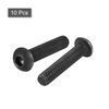 uxcell M8x40mm Hex Socket Button Head Bolts Alloy Steel Fastener Hardware Full Thread Lock Set Hex Socket Half Round 10pcs