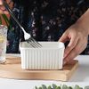 TAMUME Rectangular Ceramic Baking Dish – Oven, Microwave & Air Fryer Safe, Non-Slip Unglazed Bottom