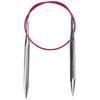 KnitPro KP10358 40 cm x 6.5 mm Nova Fixed Circular Needles, Silver