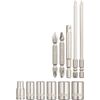 E-Value BS-2N Bit & Socket, 11 Piece Set, Hexagonal Shaft, 0.25 inches (6.35 mm)