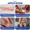 Secure Denture Adhesive Strips – Zinc Free – Waterproof – Comfortable Cushion Fit for Uppers & Lowers – Extra Firm All-Day-Hold – No Mess – Clean Ingredients - 75 Strips (5 Pack)