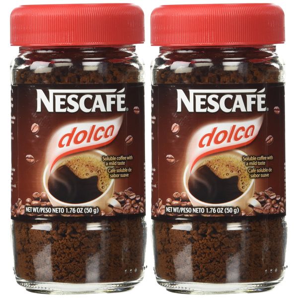 Nescafe Dolca 1.76 Oz Containers (Pack of 2)