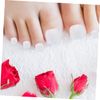 PACKOVE 200pcs Practical Artificial Toenail Tips Fake Toe Nails Tips for Press Nails Diy