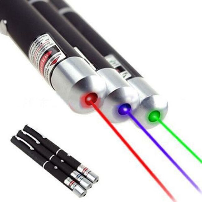 5MW 650nm Green Laser Pen Black Strong Visible Light Beam Laserpointer  3colors Powerful Military Laster Pointer