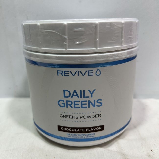 ReVive Daily Greens Powder, Chocolate Flavor, 600g, Exp 11/25 ~ NEW SEALED