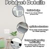 Plug Socket Covers, Universal Plug Socket Cover, Childproof Electrical Outlet & Plug Cover Box with Waterproof Splashes, Ideal for Home, School and Nurseries