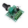VKLSVAN 6pcs PWM DC Motor Speed Controller 1.8V 3V 5V 6V 12V 2A Speed Control Switch Function 1803BK