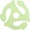 Glow in The Dark 7 Inch Vinyl Record Adapter - Embroidered Iron On Patch