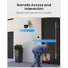 ZOSI 5MP WiFi IP Intercom Outdoor Security Camera AI human detect Night Vision