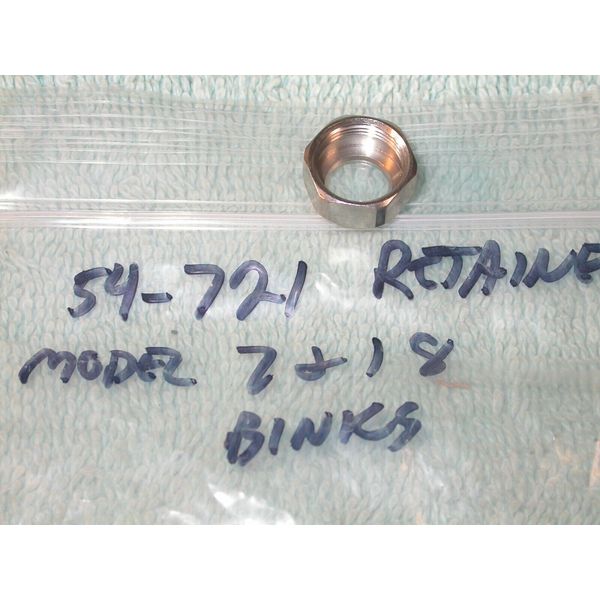 Binks Retainer Nut 54-721 Model 7 and 18 NOS