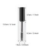 TMISHION Mascara, 10ml Empty Container with Eyelash Wand, Reusable Refillable DIY Bottle, 4# Black