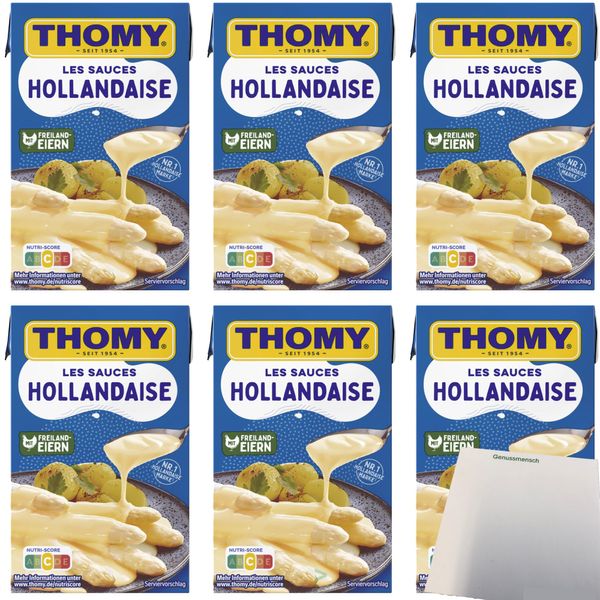 Thomy Les Sauce Hollandaise 6er Pack (6x250ml Packung) + usy Block