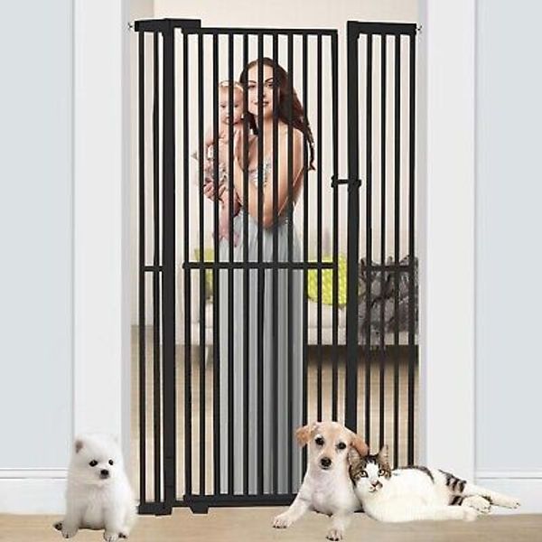 71 inch Extra Tall Pet Gate Baby Gate, Extra Wide Adjustable 29.13-45.62in