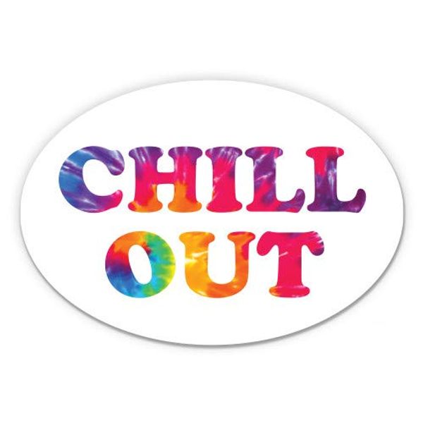 Chill Out - 12" Vinyl Sticker Waterproof Decal