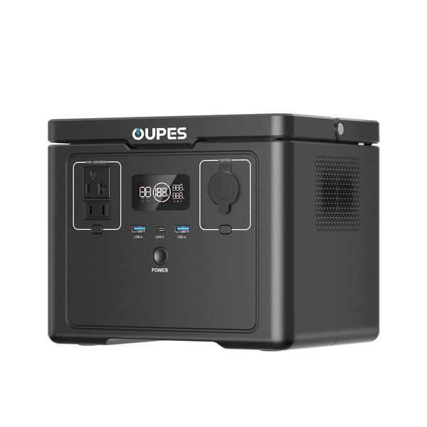 OUPES Power Station Exodus 600 Plus 600W(1200w Surge) 512Wh Solar Generator