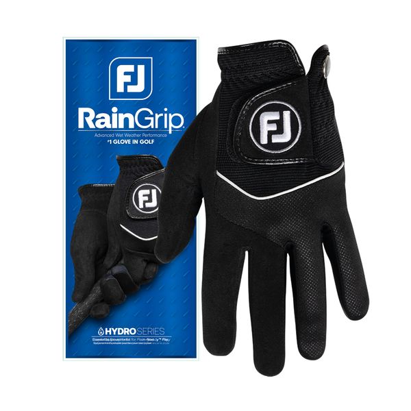 FootJoy RainGrip Damen Golfhandschuh, Schwarz