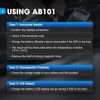 2025 TOPDON 12V Car Load Battery Tester Digital Analyzer Tester LCD Screen AB101