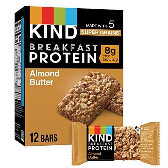 Breakfast, Healthy Snack Bar, Almond Butter, Gluten Free Breakfast Bars, 8g P...