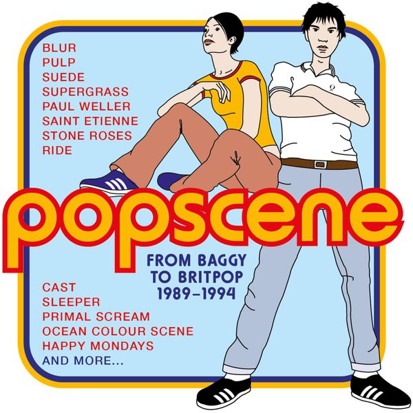 POPSCENE: FROM BAGGY TO BRITPOP 1989-1994 - 4CD CLAMSHELL BOX