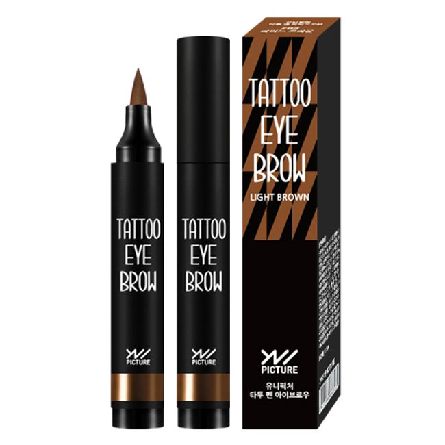 Unipicture tattoo pen eyebrow 3.5g, deep brown, 1ea