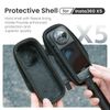 Honbobo Protective Case for Insta360 X5, Camera Bag Mini Case Accessory for Insta360 X5, black