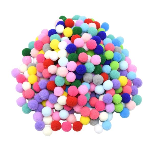 Samcos Pom Ball Colorful Mixed Colors Set of Approximately 100 Small Ball Hair Balls Felt Ball Craft Hair Ornaments Earrings Cell Phone DIY Birthday Wedding Wedding Party Pill Cat Toy Craft Parts