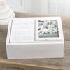 Mud Pie Keepsake Grandma's Magic Wooden Box, White